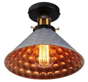 Nowoczesna Wisząca Skandynawska Metalowa Lampa Sufitowa Rebecca w Kolorze Czarnym, Złotym, Szarym i Białym