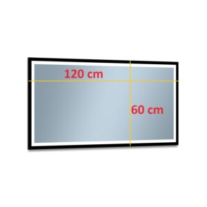 Lustro uniwersalne Luxled prostokątne podświetlane LED