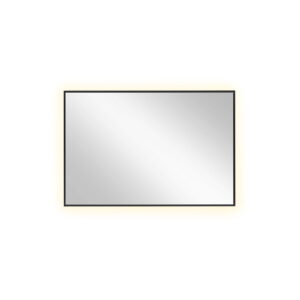 Lustro łazienkowe Tiny prostokątne podświetlane LED z ramą