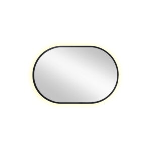 Lustro łazienkowe Pastille owalne podświetlane LED z ramą