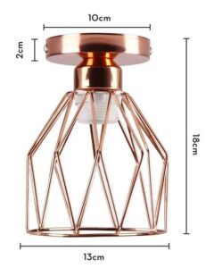 Nowoczesna Wisząca Skandynawska Metalowa Lampa Sufitowa Carron w Kolorze Czarnym i Złotym