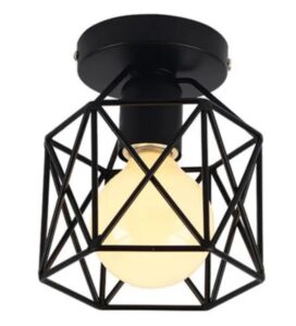 Nowoczesna Wisząca Skandynawska Metalowa Lampa Sufitowa Drinno w Kolorze Czarnym i Białym