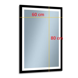 Lustro uniwersalne Luxled prostokątne podświetlane LED