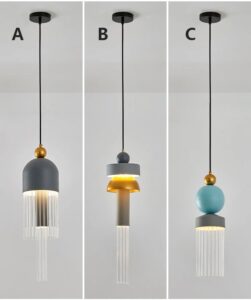 Nowoczesna Metalowa Lampa Wisząca Masiero Nappe Nad Stół 