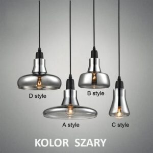 Nowoczesna Klasyczna Szklana Lampa Wisząca Brokis Shadows w Różnych Kolorach