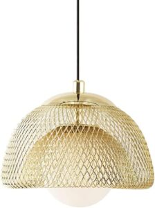 Nowoczesna Metalowa Lampa Wisząca Umage w Stylu Loftowym w Kolorze Złotym