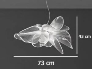 Nowoczesna Skandynawska Lampa Wisząca Belle Etoile w Kolorze Białym