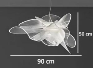 Nowoczesna Skandynawska Lampa Wisząca Belle Etoile w Kolorze Białym