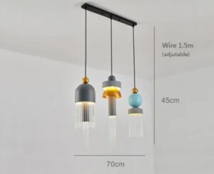 Nowoczesna Metalowa Lampa Wisząca Masiero Nappe Nad Stół 