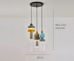 Nowoczesna Metalowa Lampa Wisząca Masiero Nappe Nad Stół 