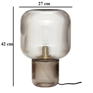 Nowoczesna Minimalistyczna Szklana Lampa Stołowa Note