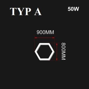 Nowoczesny system oświetleniowy HEXAGON LED