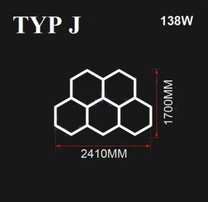 Nowoczesny system oświetleniowy HEXAGON LED