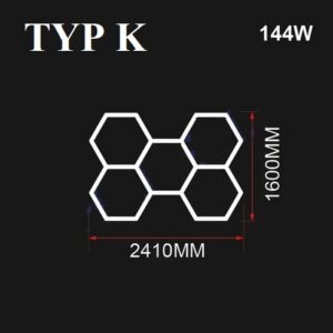 Nowoczesny system oświetleniowy HEXAGON LED