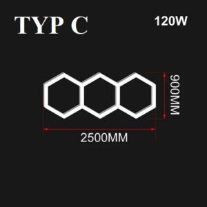 Nowoczesny system oświetleniowy HEXAGON LED