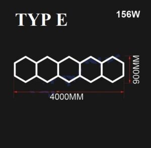 Nowoczesny system oświetleniowy HEXAGON LED