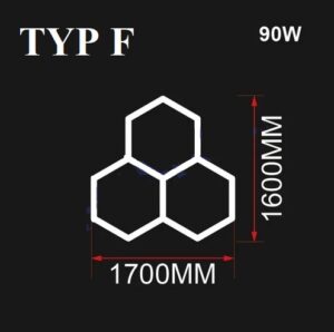 Nowoczesny system oświetleniowy HEXAGON LED