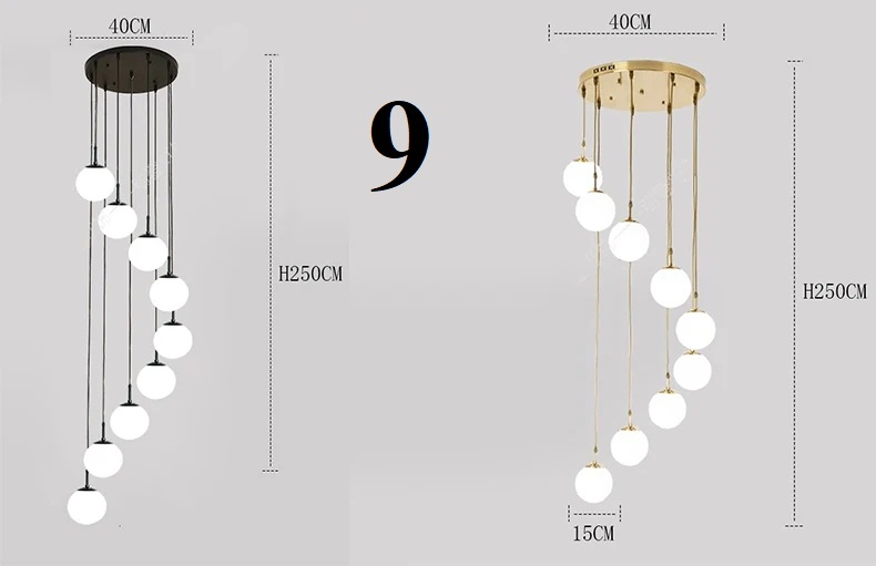 Nowoczesna Sufitowa Szklana Lampa Wisząca Tulia