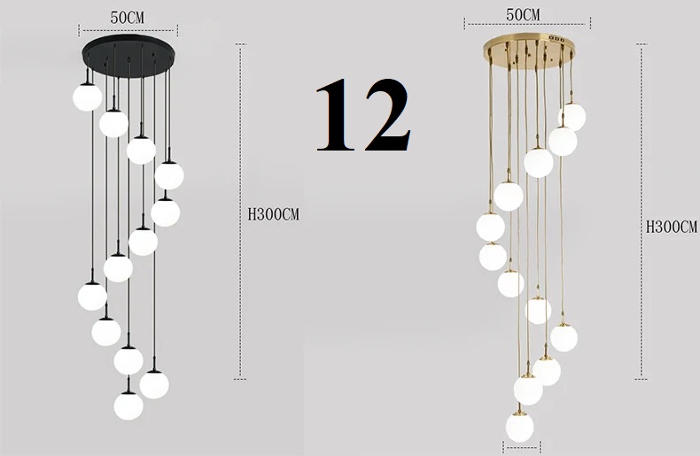 Nowoczesna Sufitowa Szklana Lampa Wisząca Tulia