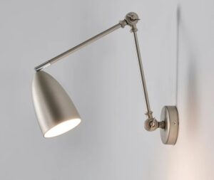 Nowoczesna Klasyczna Metalowa Lampa Ścienna Dynamo Kinkiet Regulowany w Różnych Kolorach