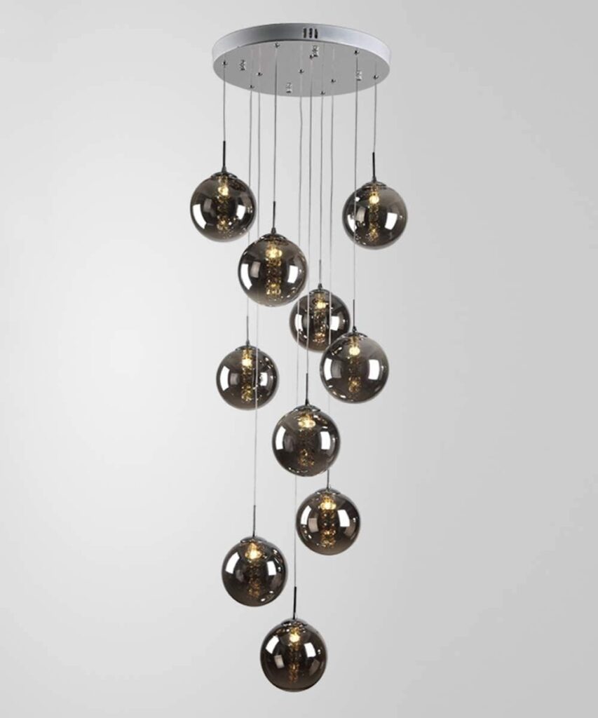 Nowoczesna Sufitowa Szklana Lampa Wisząca Estera