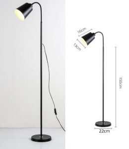 Klasyczna Metalowa Lampa Podłogowa Novara