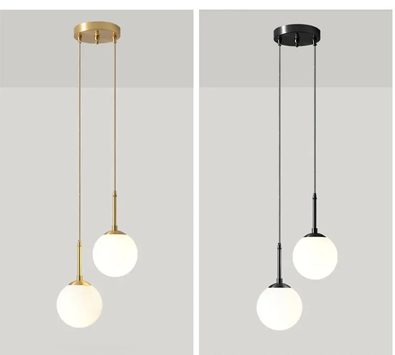 Nowoczesna Szklana Lampa Wisząca Camina Kule