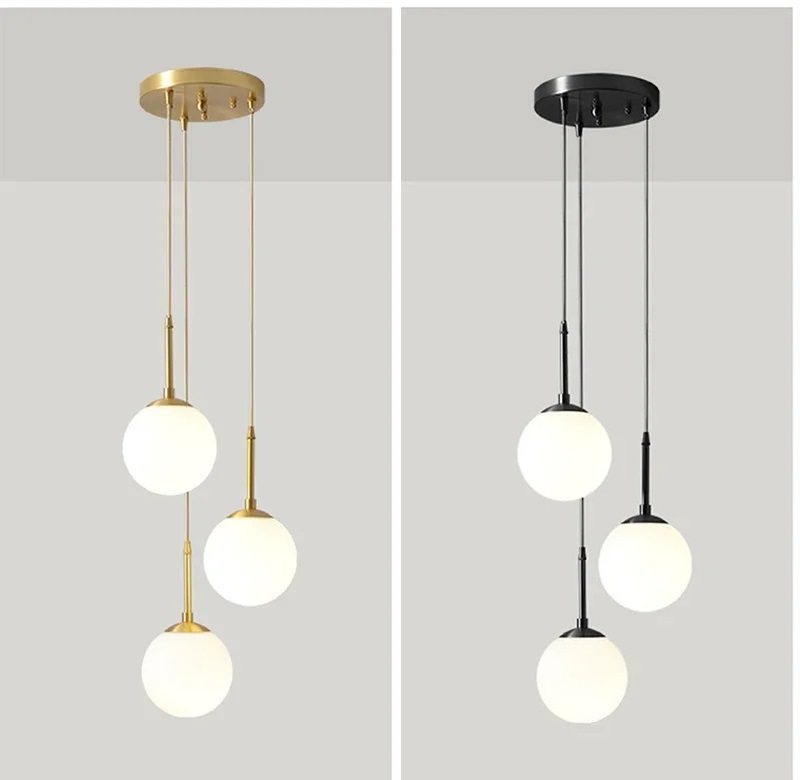 Nowoczesna Szklana Lampa Wisząca Camina Kule