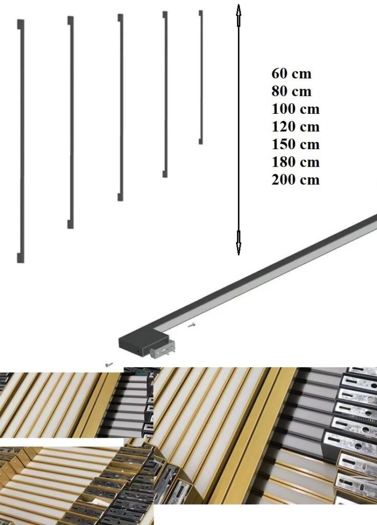 Nowoczesna Lampa Ścienna Listwa Ivano Kinkiet LED