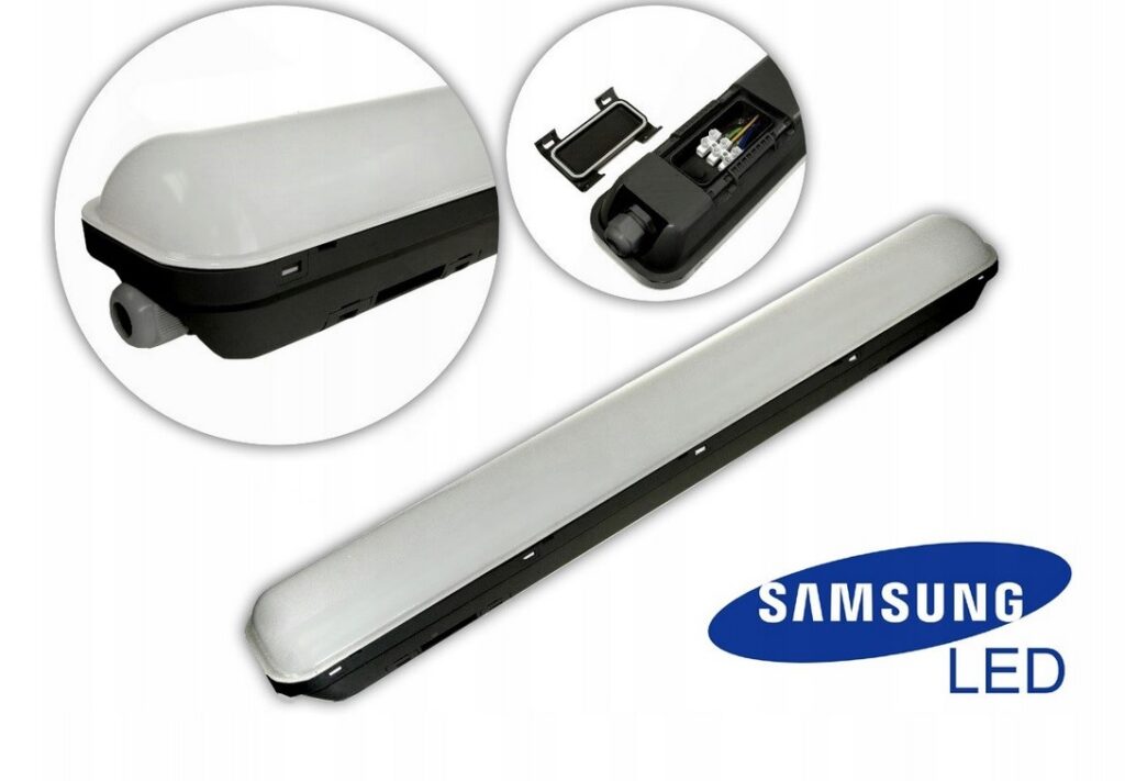 Oprawa Hermetyczna 120 cm LED 40W 4000K IP65 Czarna