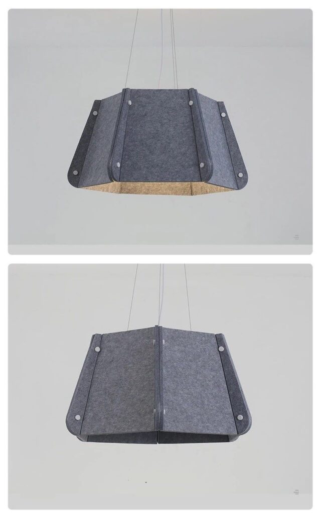 Nowoczesna Filcowa Lampa Wisząca Hekta