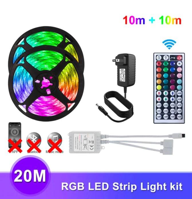 Taśma LED RGB 5050 20M Pilot IR 44
