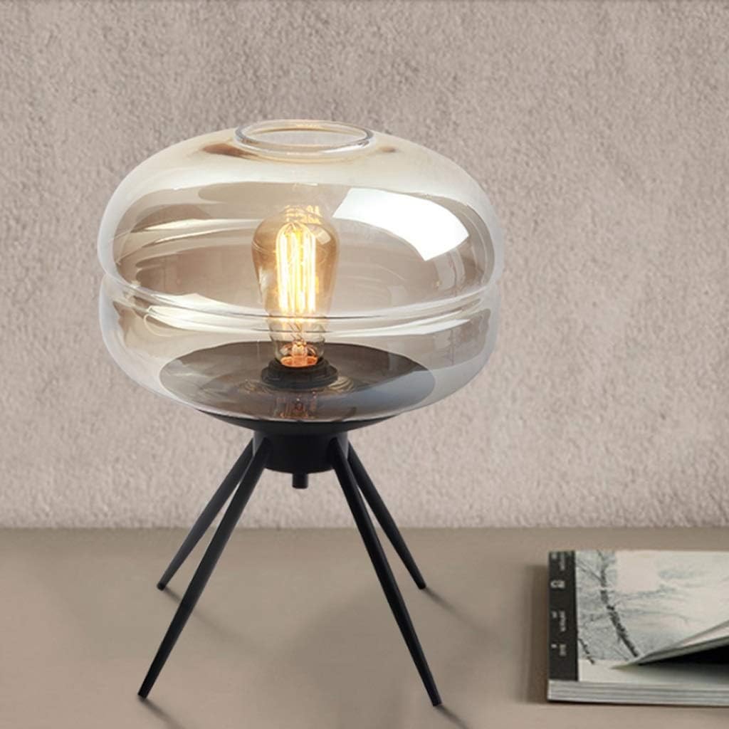 Nowoczesna Szklana Lampa Stołowa Bowl - obrazek 4