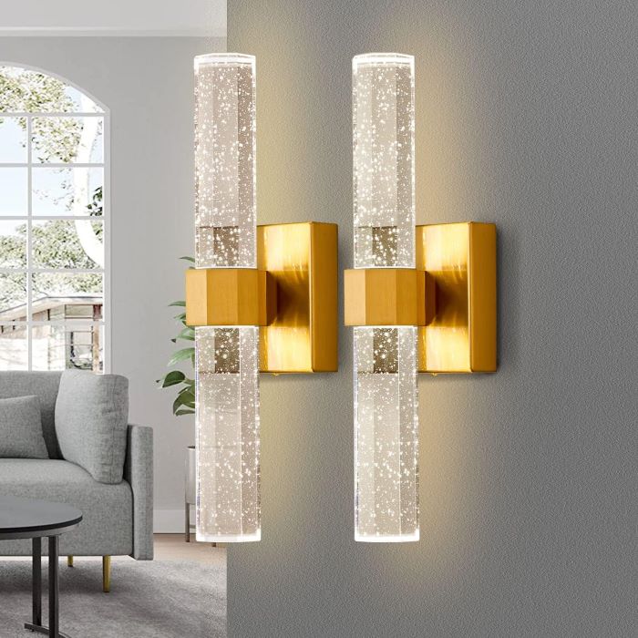 Nowoczesna Kryształowa Lampa Ścienna Essence Kinkiet Glamour