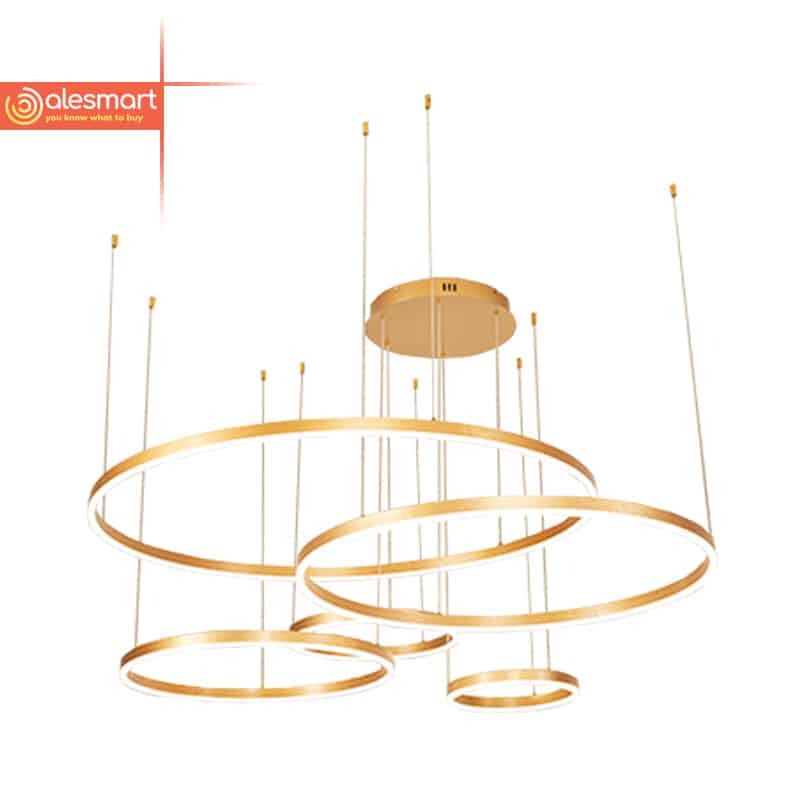 Lampa Wisząca Ring LED 2/3/4/5 Żyrandol Nowoczesny - obrazek 9