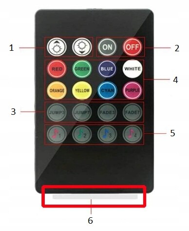 Oświetlenie Wnętrza Kabiny Samochodu LED RGB - obrazek 7