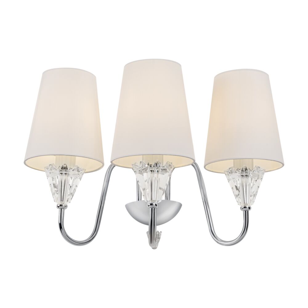 Abażurowa Lampa Ścienna Kikniet Florero LED Chrom - obrazek 2