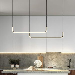 Nowoczesna Skandynawska Lampa Wisząca Listwa Led Nad Stół