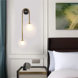 Nowoczesna Lampa Ścienna Selen Kinkiet Szklane Kule