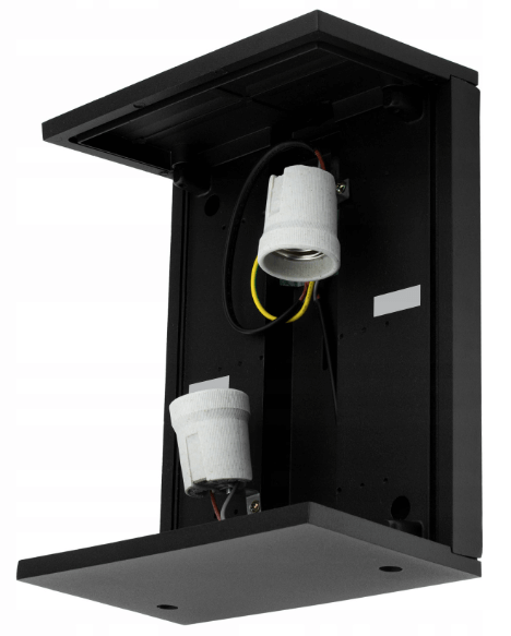 Kinkiet Ogrodowy Lampa Zewnętrzna Elewacyjna Ścienna IP44 2x E27 LED - obrazek 3