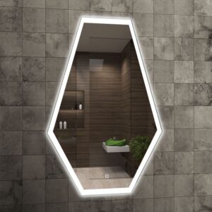 Lustro łazienkowe Honey prostokątne z oświetleniem LED