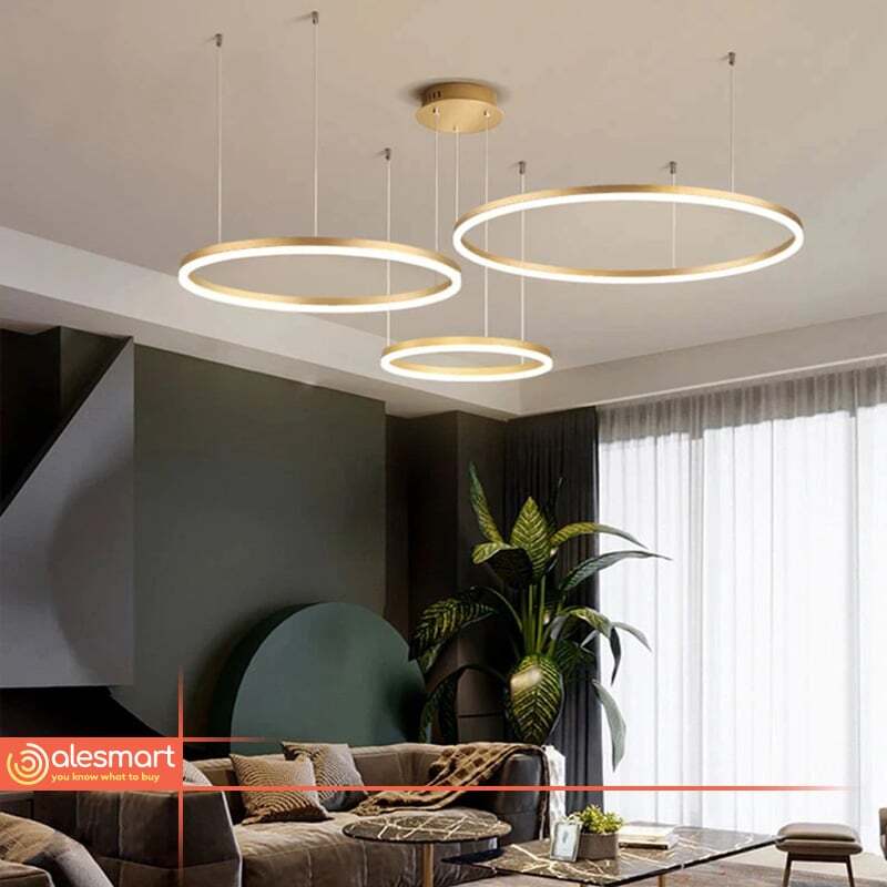 Lampa Wisząca Ring LED 2/3/4/5 Żyrandol Nowoczesny