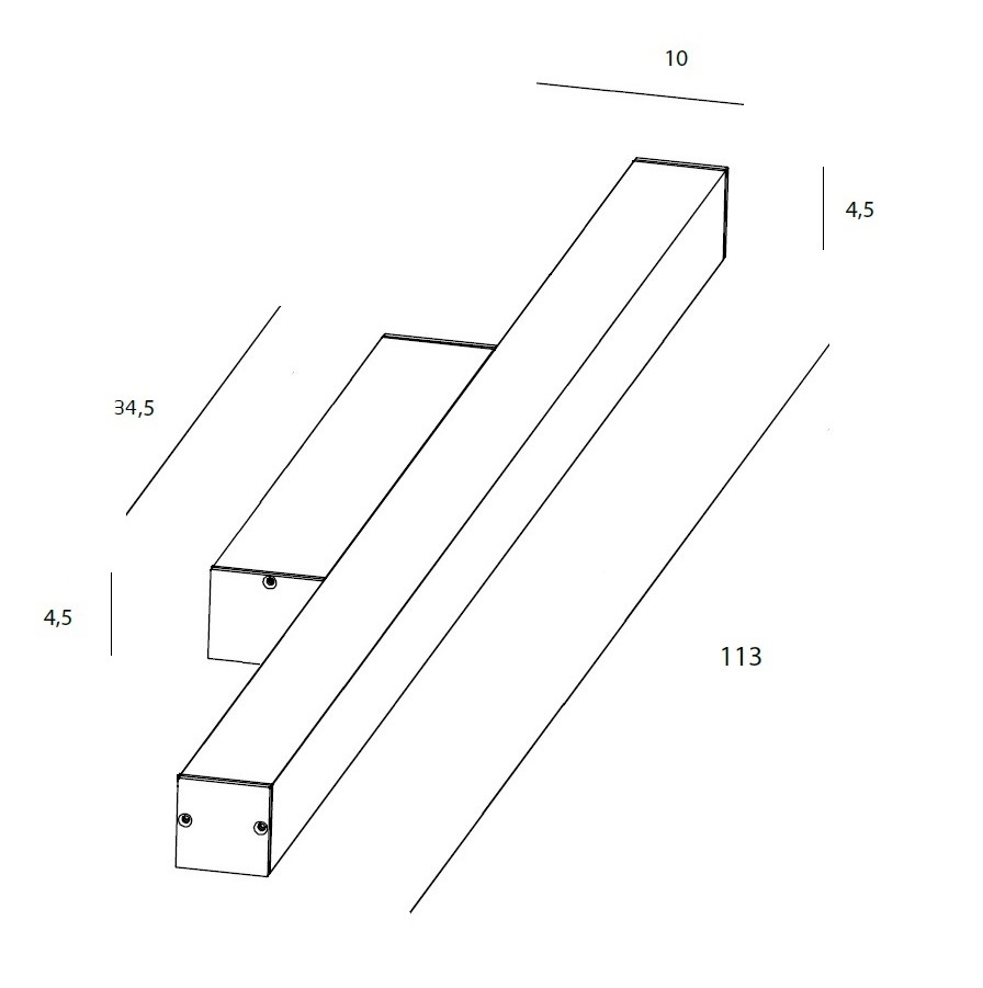 Kinkiet Łazienkowy Lampa Ścienna Linear Nad Lustro IP44 - obrazek 6