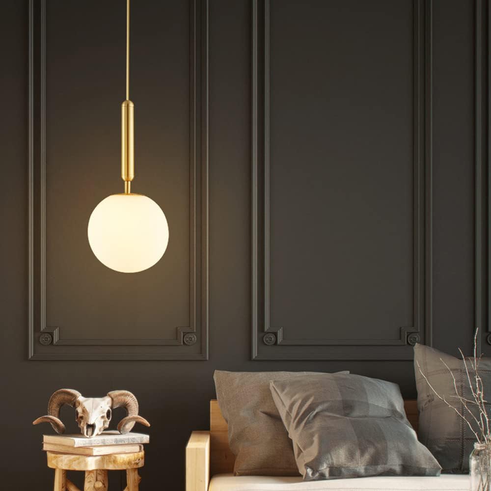 Nowoczesna Lampa Wisząca Aurelia Kula Świetlna Złota - obrazek 3