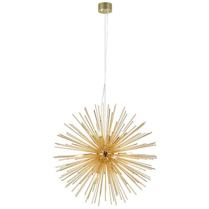 Nowoczesna Metalowa Lampa Wisząca Star Złota - obrazek 4