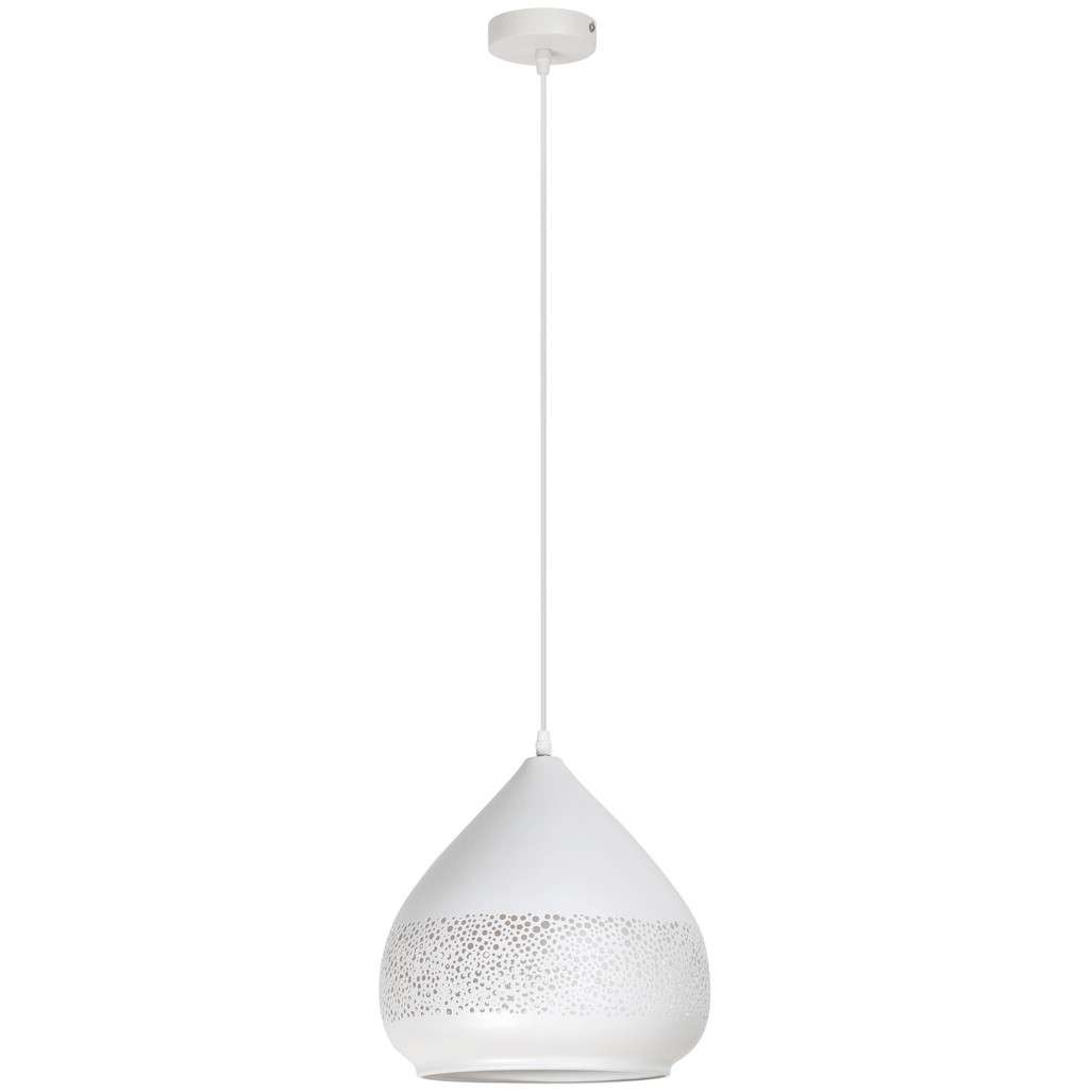 Ażurowa Lampa Wisząca Lace Vintage Biała - obrazek 4