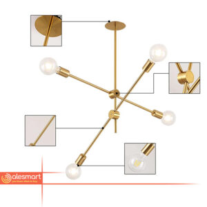 Nowoczesna Wisząca Lampa Sufitowa Mora