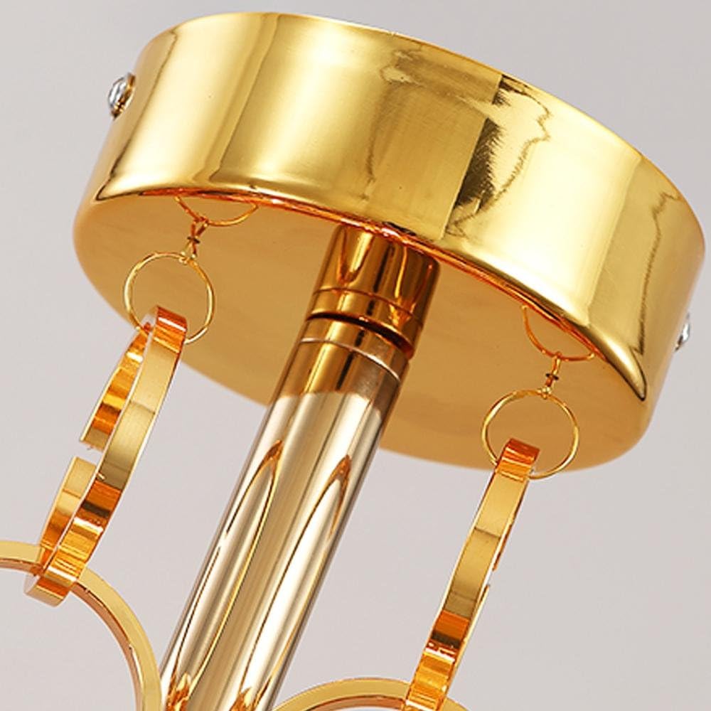 Nowoczesna Lampa Sufitowa Groovy Żyrandol Złoty Glamour - obrazek 7