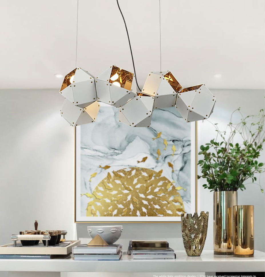 Nowoczesny Postmodernistyczny lampa wisząca nad stół LED - obrazek 2