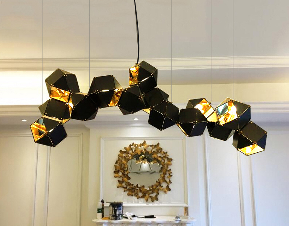 Nowoczesny Postmodernistyczny lampa wisząca nad stół LED - obrazek 6